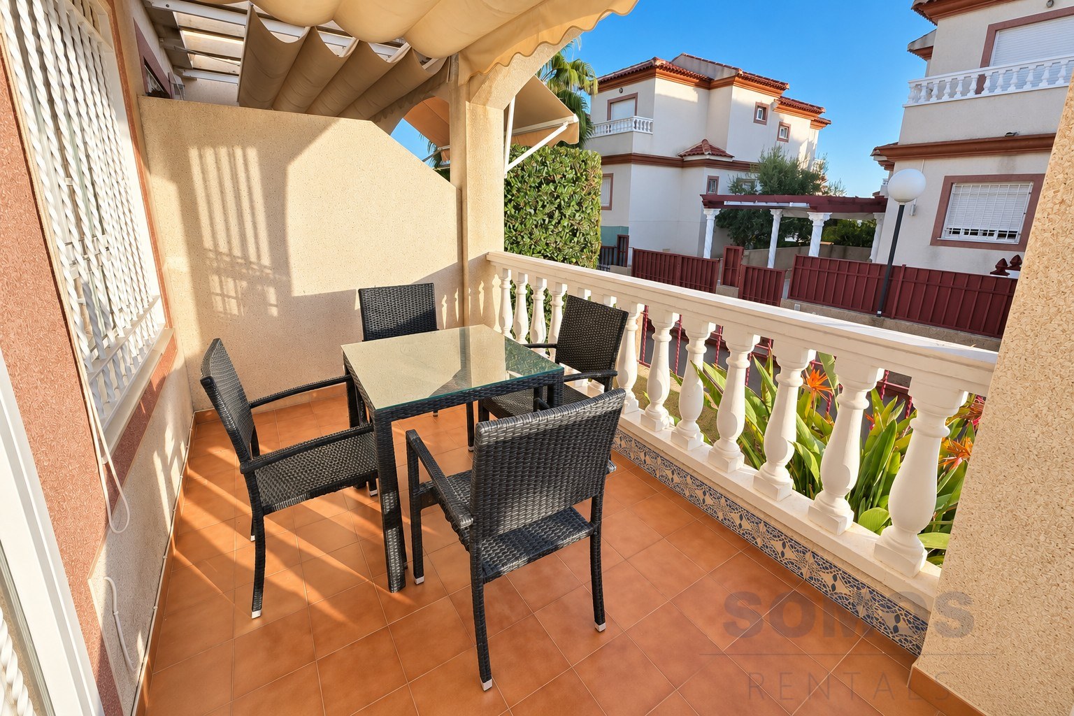 Covered porch — Casa Diego, Urb La Marina